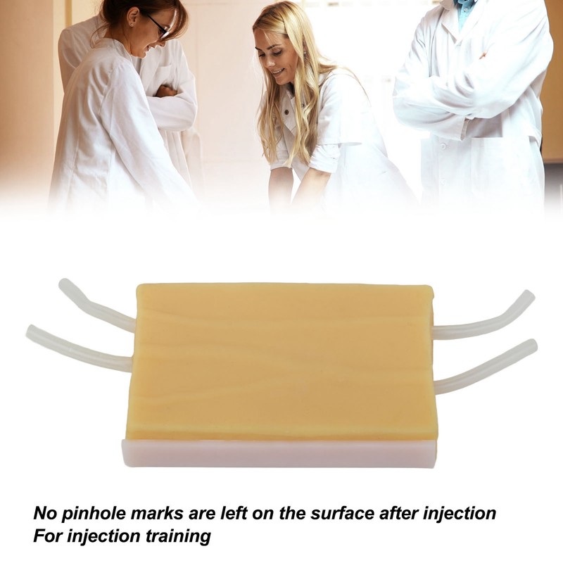 Venipuncture Injection Training Pad Reusable Silicone Simulation Soft Injection Pad