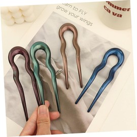 Ipetboom Retro Minimalist u Shaped Hair Fork Hair Pins French Hair Pin for Girls Women Long Hair