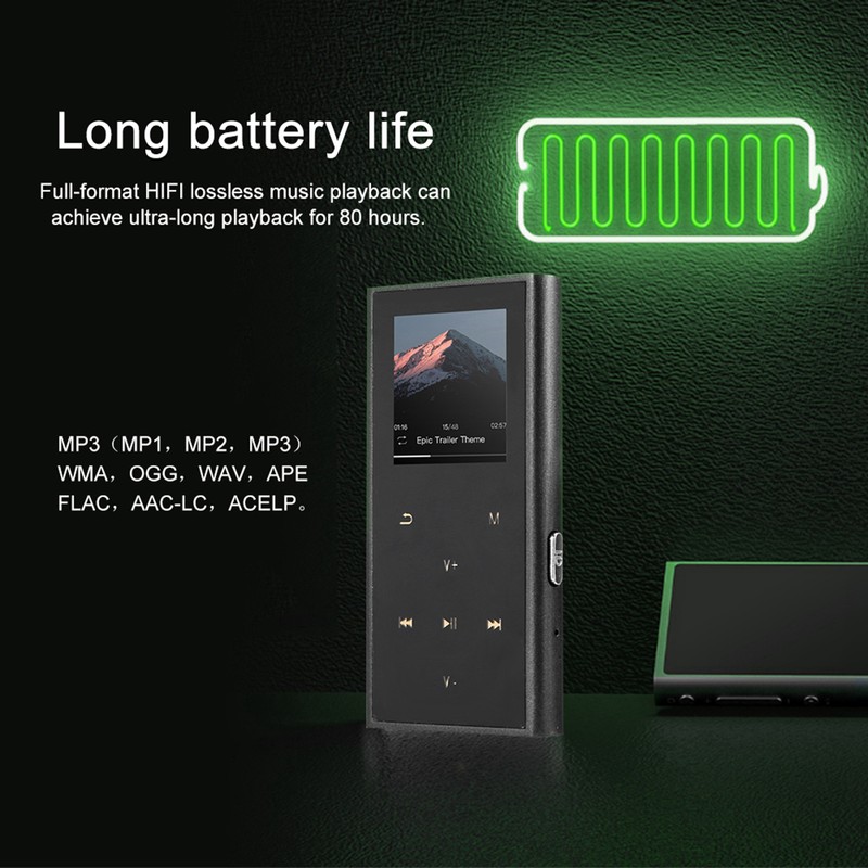 Lossless Long Palyback MP3 Uitrathin TF Card FM Radio Recorder
