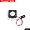 RCAWD 25 * 25 mm RC Motor Cooling Fan Heatsink