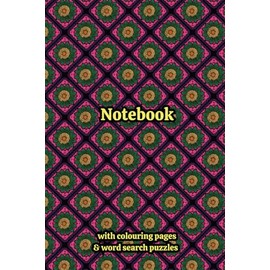 Crochet Granny Squares Themed Activity & Notebook: With Colouring Pages & Word Search Puzzles. An Organiser for Crocheters, Knitters, Yarn Lovers, ... Tracking, Sketching and Creative Ideas.