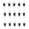 Aquarium Air Pump Check Valve 15 Pcs Non-Return Valves (Black)