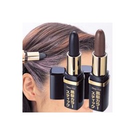 MAKEOVER Thin Hair, Gray Hair Things With Concealed Hair 地肌 at home or in use [Tommy Rich Black Hair Color Stick] (Note Breakdown of the "Normal Type Brown" Only)