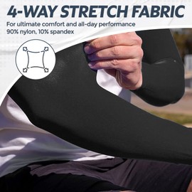 Y·J Back home UV Schutz Kompression Arm Ärmel Rutschfest Kühlarmschutz Armlinge Aktivitäten Männer Frauen tatoo armstrümpfe männer Armlinge für Damen Herren arm sleeve armstulpen damen volleyball