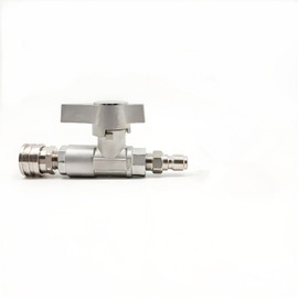 Geife High Pressure Washer Ball Valve Kit, 3/8 Inch Quick Connect for Power Washing Hose, 5000 PSI Stainless Steel Shut Off Valve