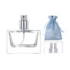 JJKMALL- 1Pcs 30ml / 1 oz. Clear Refillable Perfume Bottle,