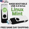 Mint Linux Mint 22.1 Cinnamon OS 64-Bit Bootable USB Live