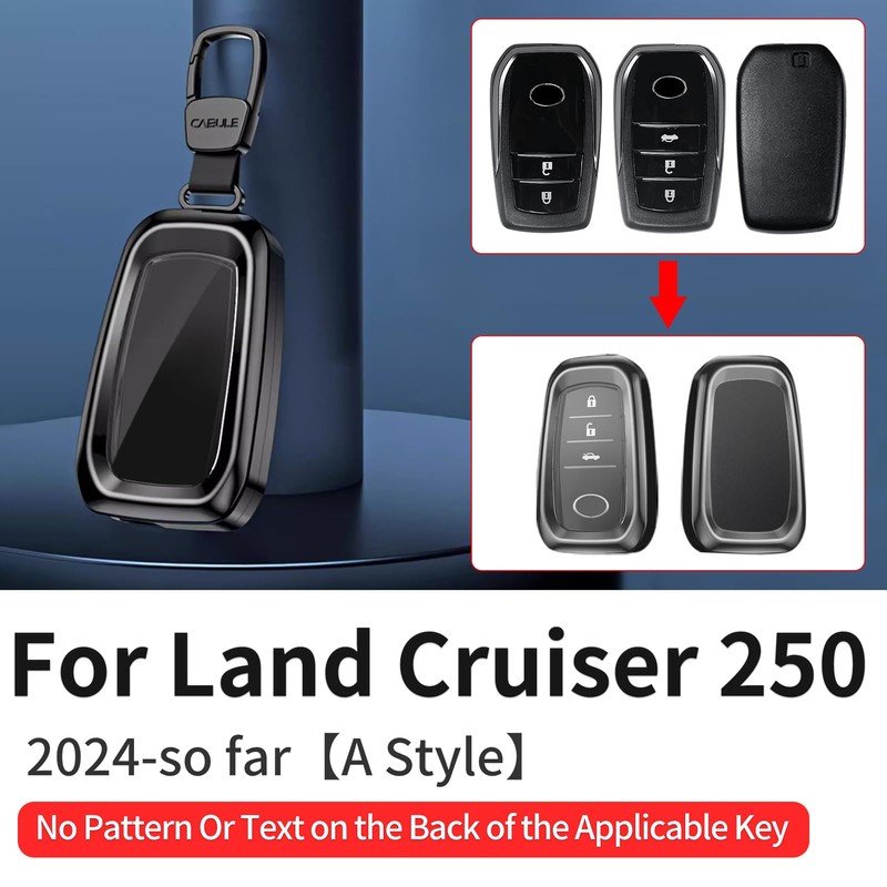 Auto Key Shell Decoration Suitable for 2024 2025 Toyota Land