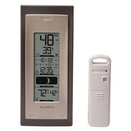 AcuRite 00592A4 Wireless Indoor/Outdoor Thermometer with Humidity Sensor