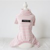 Hdwk&Hped Soft Cotton Dog Pajamas for All Seasons, Striped Solid