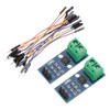 sourcing map 2pcs ACS712 Current Sensor Module 30A Range Hall
