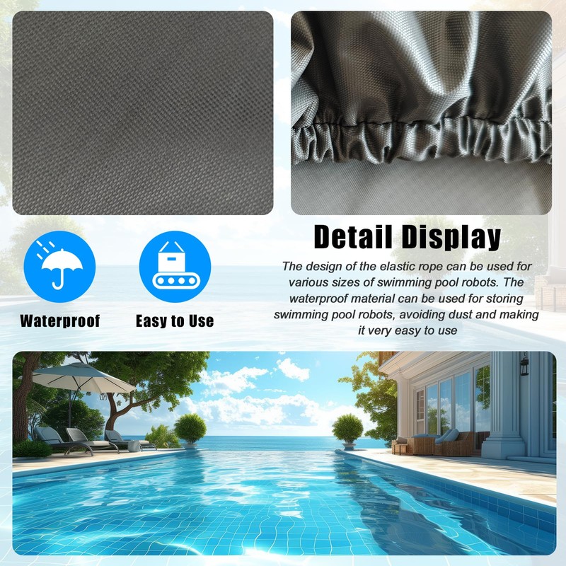 Protective Cover for Cordless Robotic Pool Cleaner - Keyrank Cover