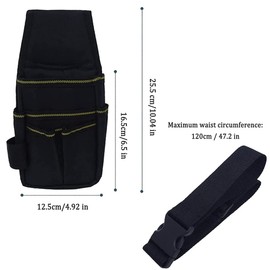 Tool Bag Belt Tool Belt Bag Oxford Fabric Professional Waterproof Tool Bag Multifunctional Electrician Tools Bag for Craftsmen Electricians Technical Maintenance Man