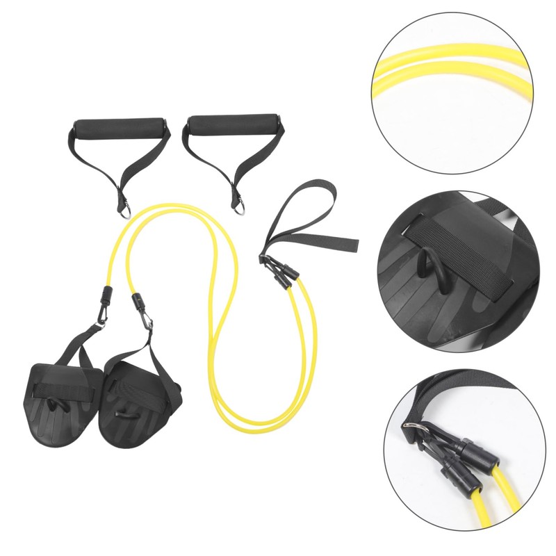 WOONEKY 1 Set Swimming Resistance Band Training Belt of Elastic