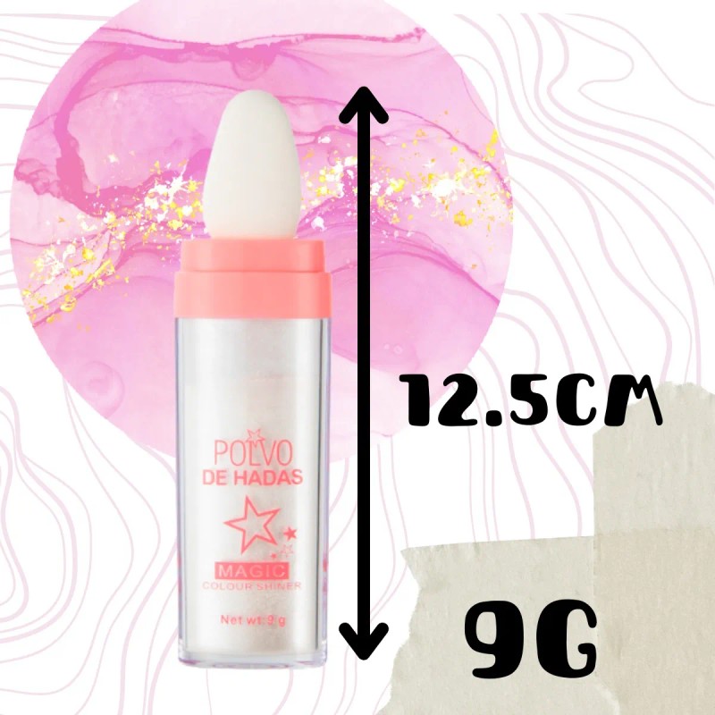 Polvo De Hada Iluminador Maquillaje Brillo Corporal Facial F