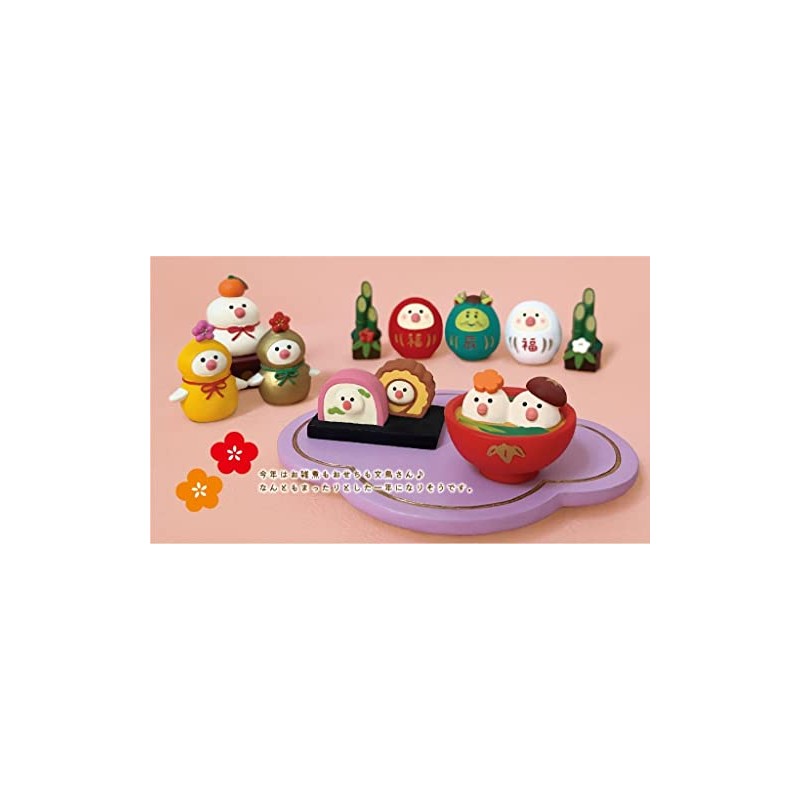 Deco Corporation Concombre Buntori Daruman White Size: Approx. W3 D3