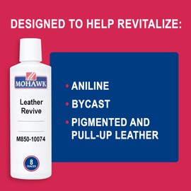 Mohawk Finishing Products Leather Revive, Leather Treatment, M850-10074, 8 oz