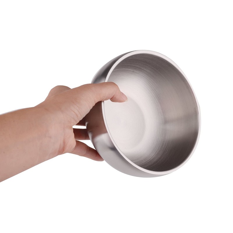 IMEEA Rice Bowl, Rice Bowl, Stainless Steel, Heat Resistant, Double