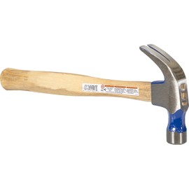 VAUGHAN Curved Claw Nail Hammer, Hickory Handle, 20 oz, Made In The USA, DO20, VN11503