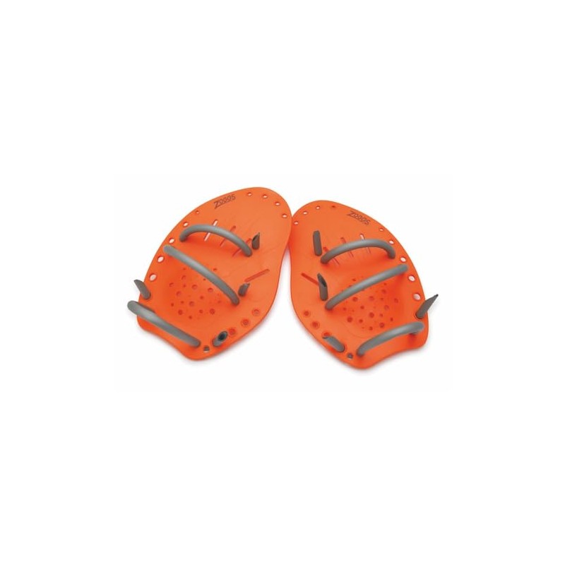 Zoggs Unisex Matrix Hand Paddles, Orange, M UK