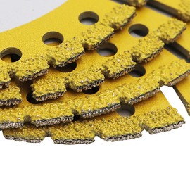 HIGHDRIL Diamond Mental Cutting Blade 10 inch/250mm Heavy Duty All-Purpose Cutting/Grinding for Rebar Sheet Metal Angle Iron Stainless Steel