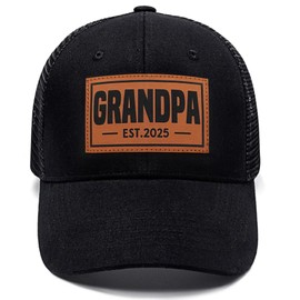 Best Dad Ever Hat - Dad Hat Fathers Day Birthday Gifts for Dad Papa from Daughter Son Black Trucker Hat