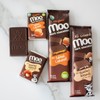 Moo Chocolates Organic Dark Chocolate Mini Bars with Salted Caramel