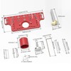 Shelf Pin Jig and Concealed Hinge Jig 2 in 1,