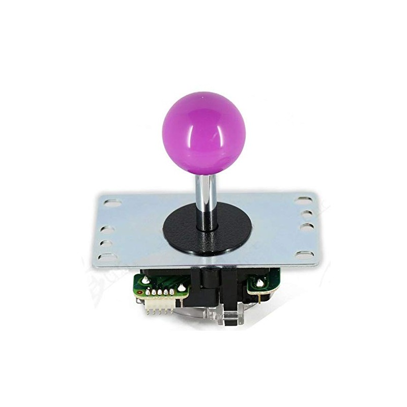 SANWA JLF-TP-8YT Arcade Joystick (Purple Ball Top) - Premium, High