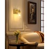Rayogale Rechargeable Wall Sconce, Gold Battery Operated Wall Sconce Set