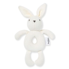 Burt's Bees Baby Sonajero Unisex para Bebé, Peluche Sensorial de Animales de Guardería Hecho con Carcasa de Algodón 100% Orgánico y Relleno de Poliéster, Oso Dulce, Conejo o Perro Animales de Peluche