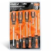 8 Piece Precision Magnetic Screwdriver Set with Slotted and Phillips