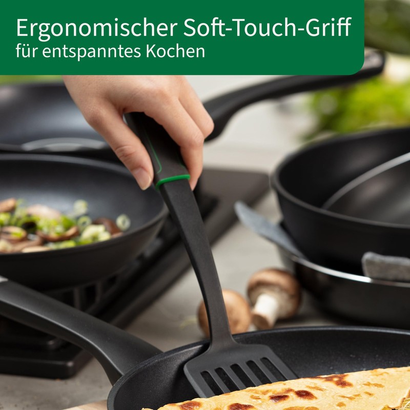 FACKELMANN Chefkoch Meets Slotted Turner - Ideal for Turning Vegetables,