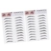 Ipetboom 2pcs Men Women Eyebrow Stickers for Brow Transfer Temporary