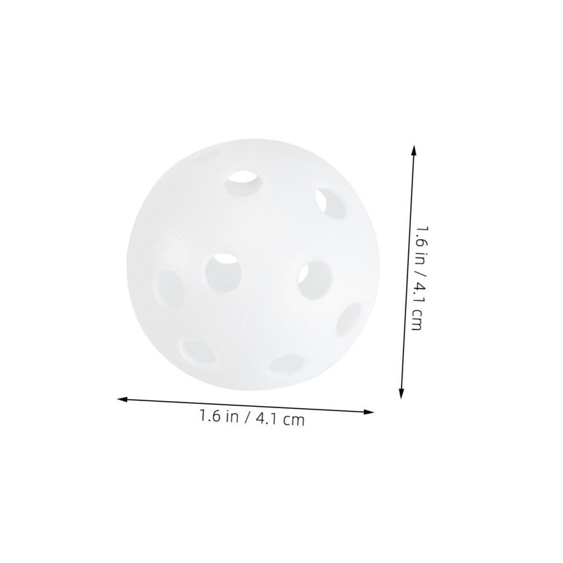 Kisangel Golf Swing Trainer Balls 30pcs Plastic Practice Balls Hollow-Out