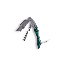Oinos, A Corkscrew. Professional 'Waiters Friend' Wine Opener, Stainless Steel Corkscrew. (Green)