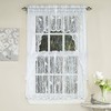 Sweet Home Collection 5 Pc Kitchen Curtain Set, Swag, Valance,