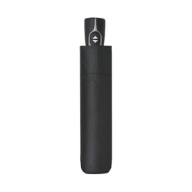 doppler Taschenschirm Fiber Magic Uni – Sehr leicht durch Fiberglas – Auf-Zu-Automatik – Schwarz