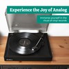 Electrohome Montrose Vinyl Record Player 2-Speed Belt-Drive Turntable, with Audio-Technica