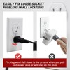 15-Pack Loose Outlet Fix Plug - Ensure Secure Connection for