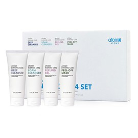 GASHINA STORY Ato-my Evening Care 4 set - Evening Care Foam Cleanser + Deep Cleanser + Peeling Gel + Peel-Off Mask