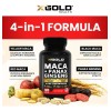 Capsulas Compuestas De Raíz De Maca Tricolor Y Ginseng