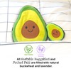 GAMAGO Avocado Heating Pad & Pillow Huggable - Microwavable Heat