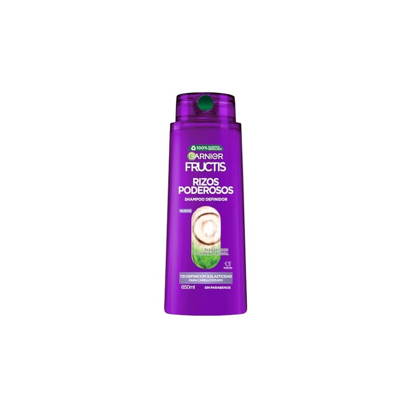 Garnier Fructis Shampoo Rizos Poderosos, 650 ml, 0.71 kilograms, 1