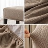 Genina Waterproof Dining Room Bench Covers, Stretch Jacquard Bench Seat