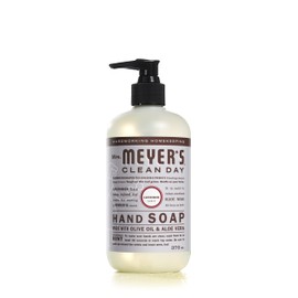 Mrs. Meyer's Clean Day Liquid Hand Soap, Lavender, Cruelty Free and Biodegradable Hand Wash Made with Essential Oils, 370 ml Soap Pump Bottle