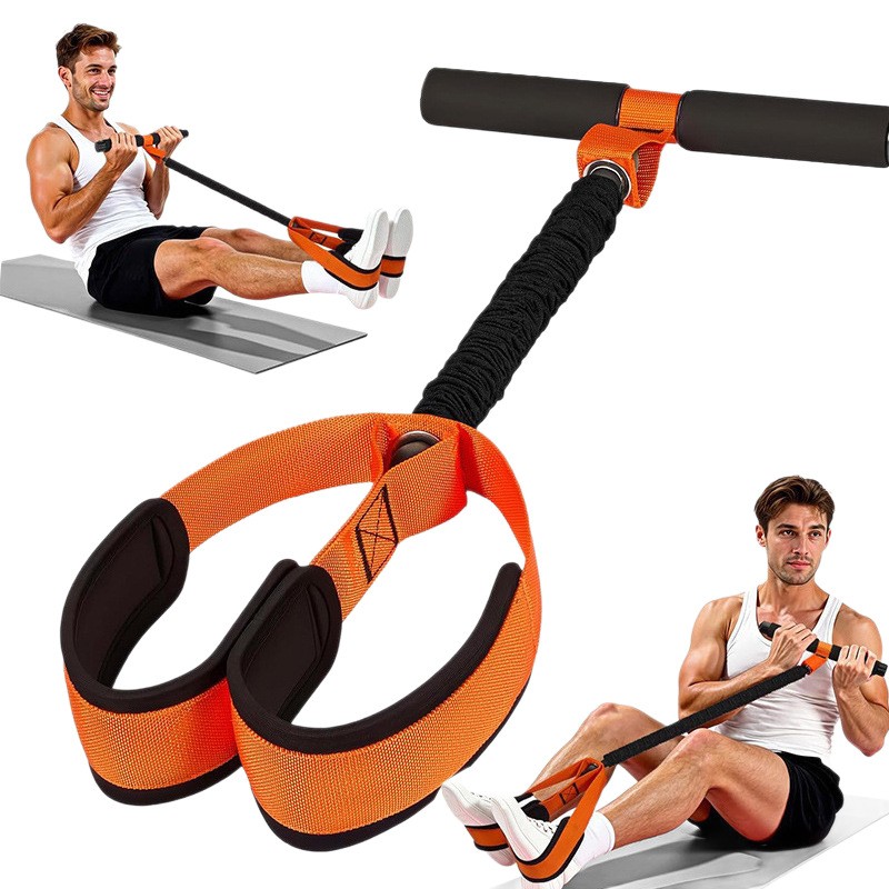 Multi-Functional Pedal Resistance Trainer – Elastic Rope Fitness Equipment for