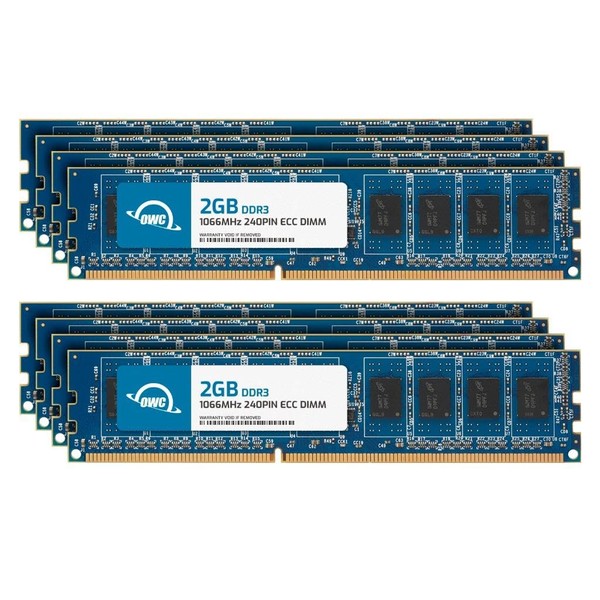 OWC 16GB (8x2GB) DDR3 1066 PC3-8500 CL7 1Rx8 240-pin 1.5V