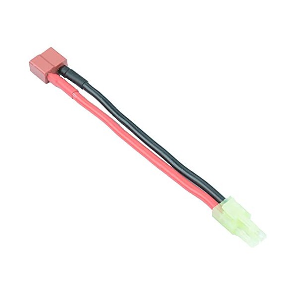 RC Female Deans T Connector to Male Mini Tamiya Adapter