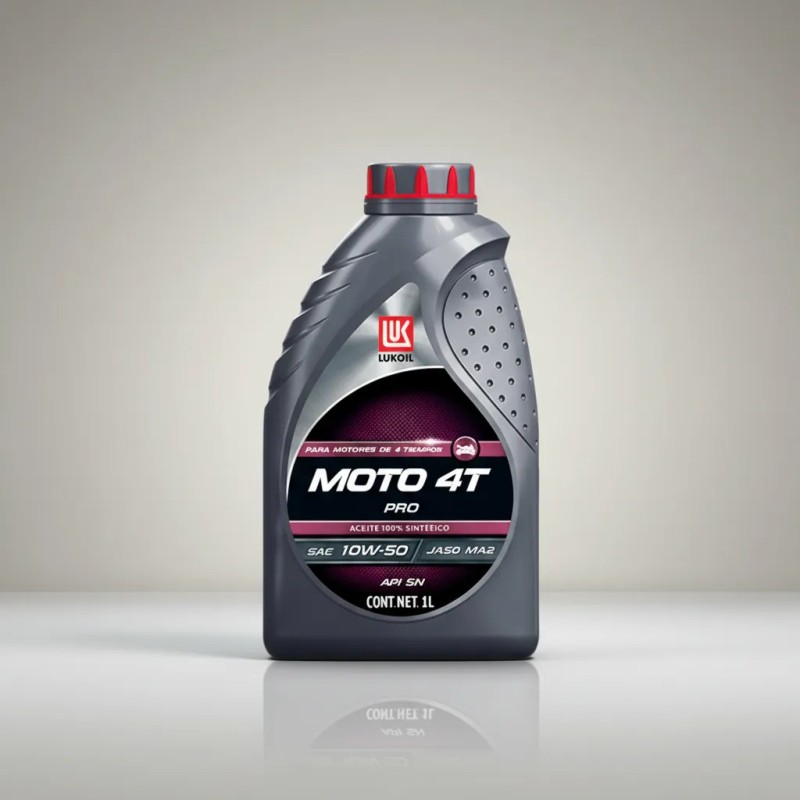 Aceite Sintético Motocicleta Lukoil Moto Pro 4t 10w-50 1l